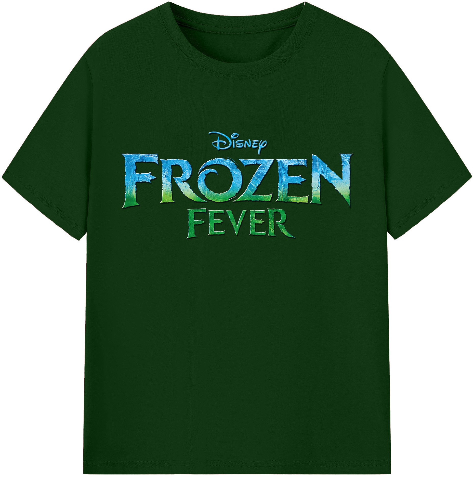 （画像用） アナと雪の女王 アンナ エルサ Frozen Anna Elsa 綿100％半袖Tシャツ（フロントプリント）